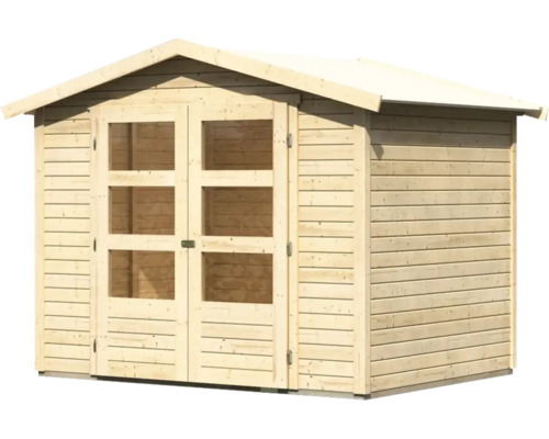 Holzgartenhaus mit Doppeltür