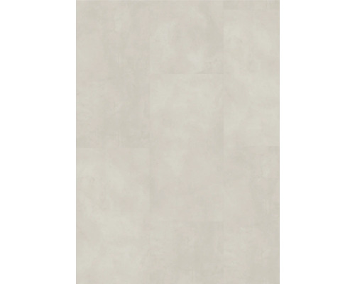 Vinyl-Fliese Palermo grau selbstklebend 400x800x2 mm Helle Bodenfliese mit matter Oberfläche