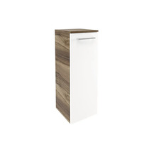 Armoire haute avec une porte et décor bois