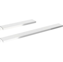 Zwei Abdeckprofile aus Metall
