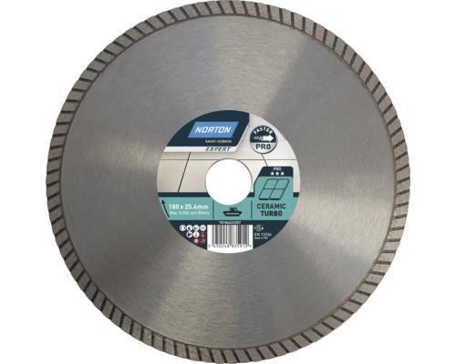 Norton Disque diamant Pro Ceramic XT Ø 180 mm x 25,4 mm