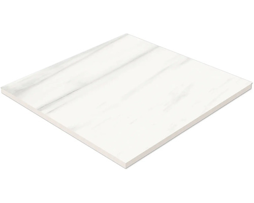 Carrelage blanc aspect marbre