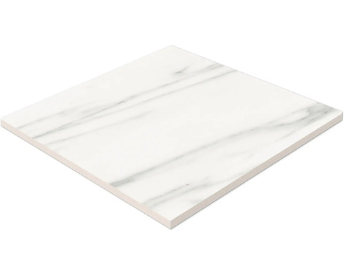 Carreau de sol blanc avec aspect marbre