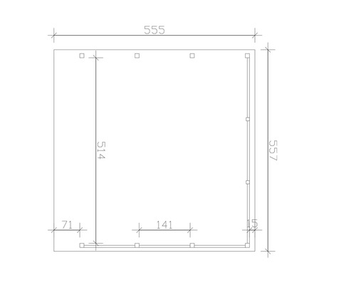 Dessin technique avec les dimensions d''un article