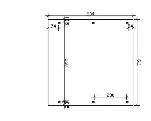 Dessin technique avec cotes