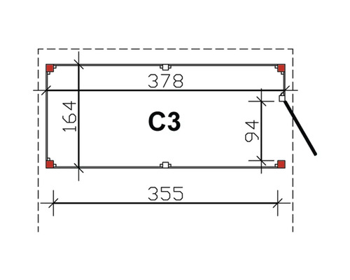 Plan C3 avec dimensions
