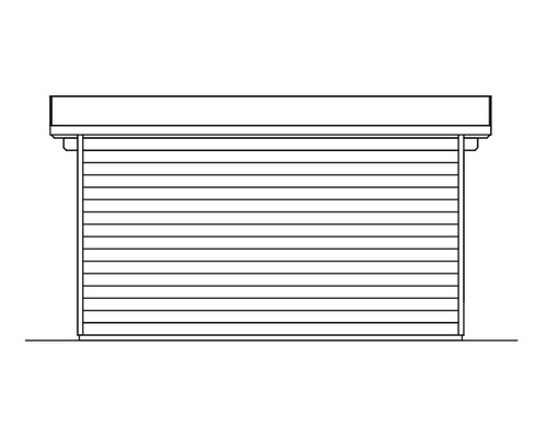 Schéma d''un volet roulant fermé