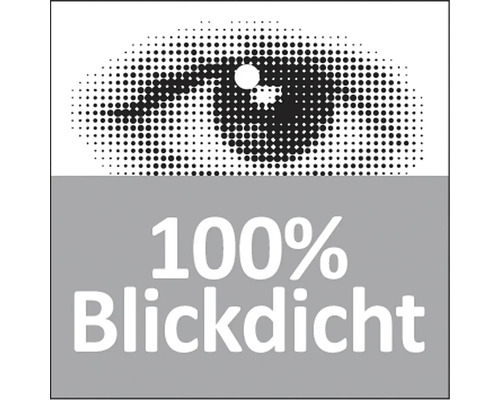 Symbol: 100 Prozent blickdicht