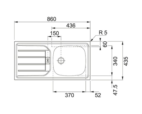 Dimensions évier pour la cuisine