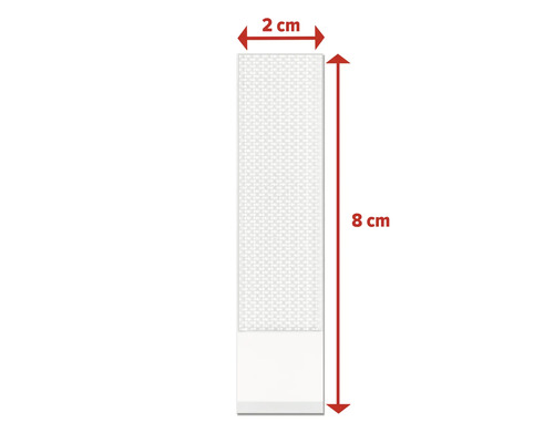 Klebepad mit den Maßen 2 cm mal 8 cm