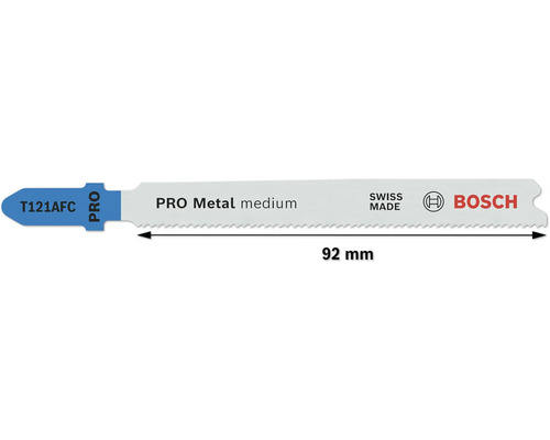 Lame de scie sauteuse Bosch Pro Metal medium, 92 millimètres