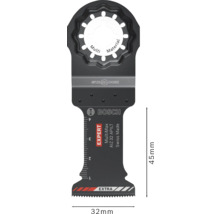 Bosch Multifunktionswerkzeug Sägeblatt, 32 mm breit und 45 mm lang