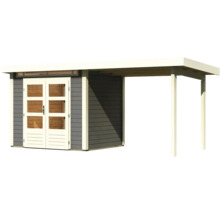 Gartenhaus mit Anbau aus Holz