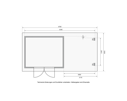 Plan avec dimensions