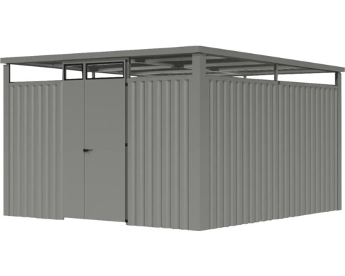 Abri de jardin en métal avec double porte