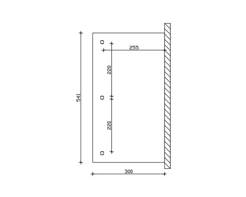 Dessin technique avec cotes pour un produit