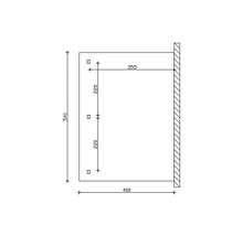 Toiture pour terrasse SKAN HOLZ Andria 541 x 400 cm anthracite