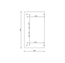 Toiture pour terrasse SKAN HOLZ Sanremo 541 x 300 cm anthracite