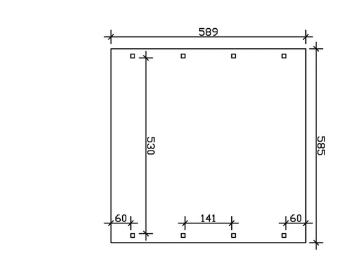 Dessin technique avec dimensions