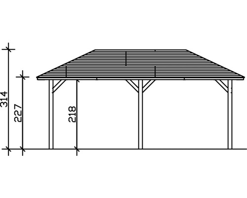 Dimensions d''un pavillon