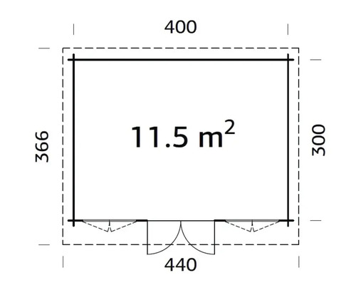 Plan d''un abri de jardin avec dimensions