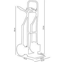 Sackkarre Cargo Point mit Treppenrutsche 150 kg