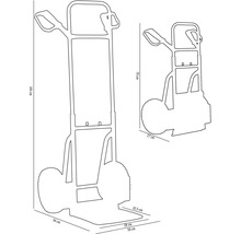Sackkarre Cargo Point klappbar 200 kg