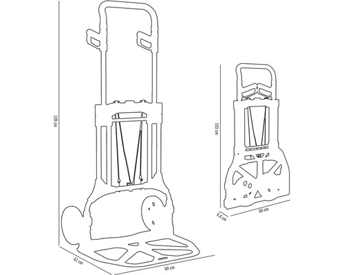 Dimensions d''un monte-escalier en détail
