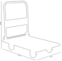 Plattformwagen Cargo Point klappbar 250 kg