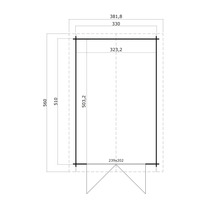 Plan d''un abri de jardin avec dimensions