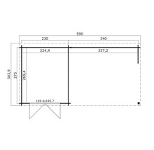Plan d''un abri de jardin avec dimensions