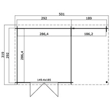 Plan d''un abri de jardin avec dimensions
