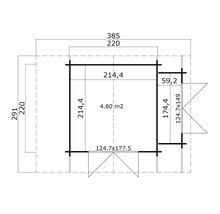 Plan d''un abri de jardin avec dimensions