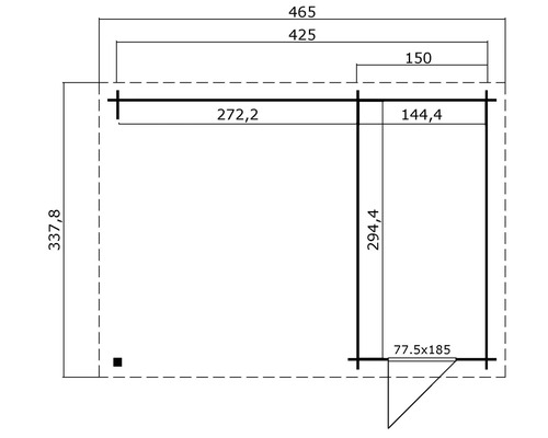 Plan avec dimensions
