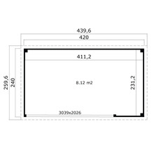Plan avec les dimensions
