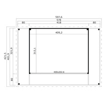 Dimensions de la remise de jardin