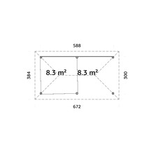 Plan d''un abri de jardin avec dimensions