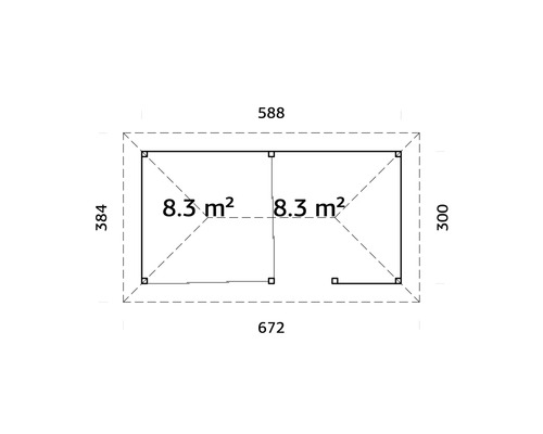 Plan d''un abri de jardin avec dimensions