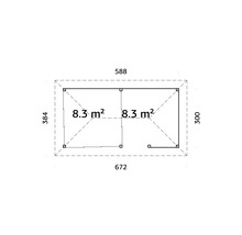 Plan avec les dimensions d''un bâtiment
