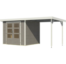 Gartenhaus mit Anbau aus Holz