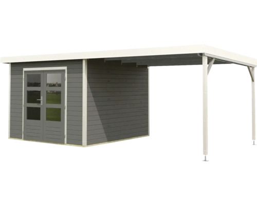 Abri de jardin en bois avec toit