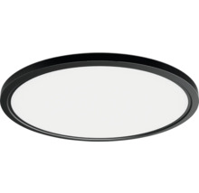 Plafonnier rond avec cadre noir