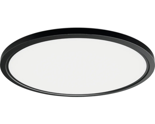 Plafonnier rond avec cadre noir