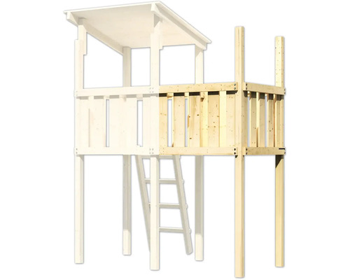 Maison de jeux en bois avec échelle