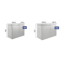 Image de deux armoires à outils avec indication des dimensions