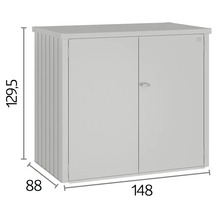 Armoire à outils en métal avec dimensions