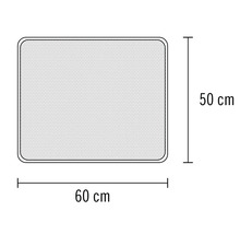 Moustiquaire avec des dimensions de 60 x 50 centimètres