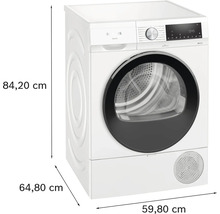 Sèche-linge Siemens avec dimensions