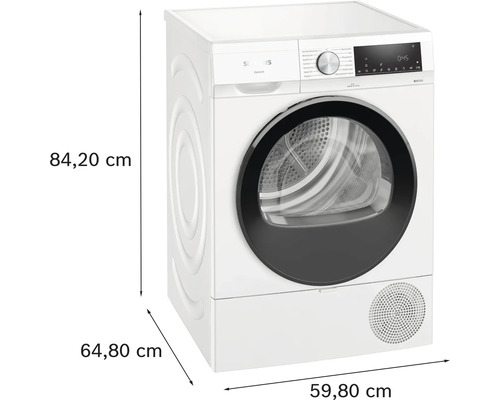 Sèche-linge Siemens avec dimensions