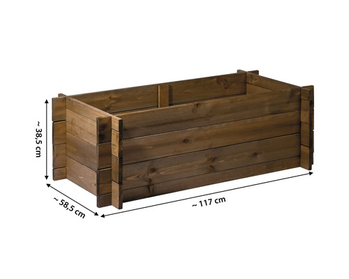 Jardinière en bois avec dimensions